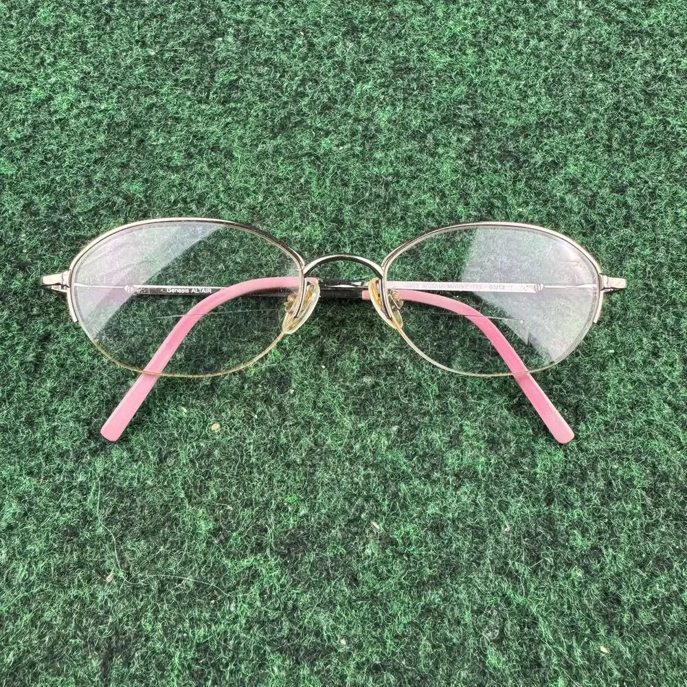 Altair Genesis Eyeglasses 876 2008 135 Gunmetal MOCHA MAUVE 51-18 FRAMES ONLY